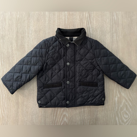 Burberry Baby Black Quilted Jacket, brand new with tag, size 6 months - Picture 2 of 8
